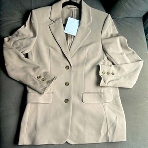 Beige women’s blazer new with tags